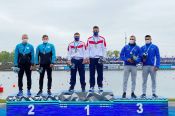 Россияне Захар Петров и Кирилл Романов - победители II этапа Кубка мира в каноэ-двойке на дистанции 500 метров