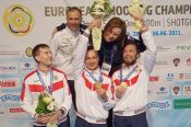 Сергей Каменский завоевал золотую медаль чемпионата Европы в командной стрельбе из пневматической винтовки 