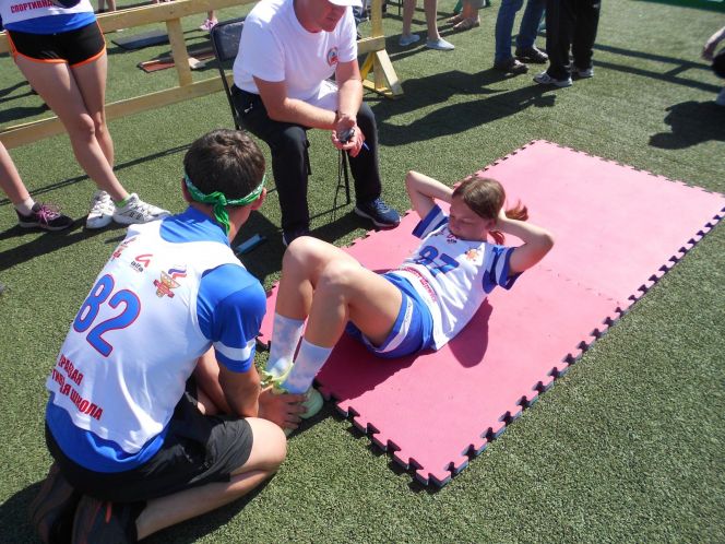 В Ребрихинском районе состоялся краевой этап XXI «Президентских состязаний» среди школьников